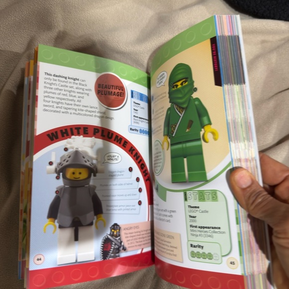 LEGO Minifigure Handbook - Orange and Red Cover used in great condition - Picture 3 of 14